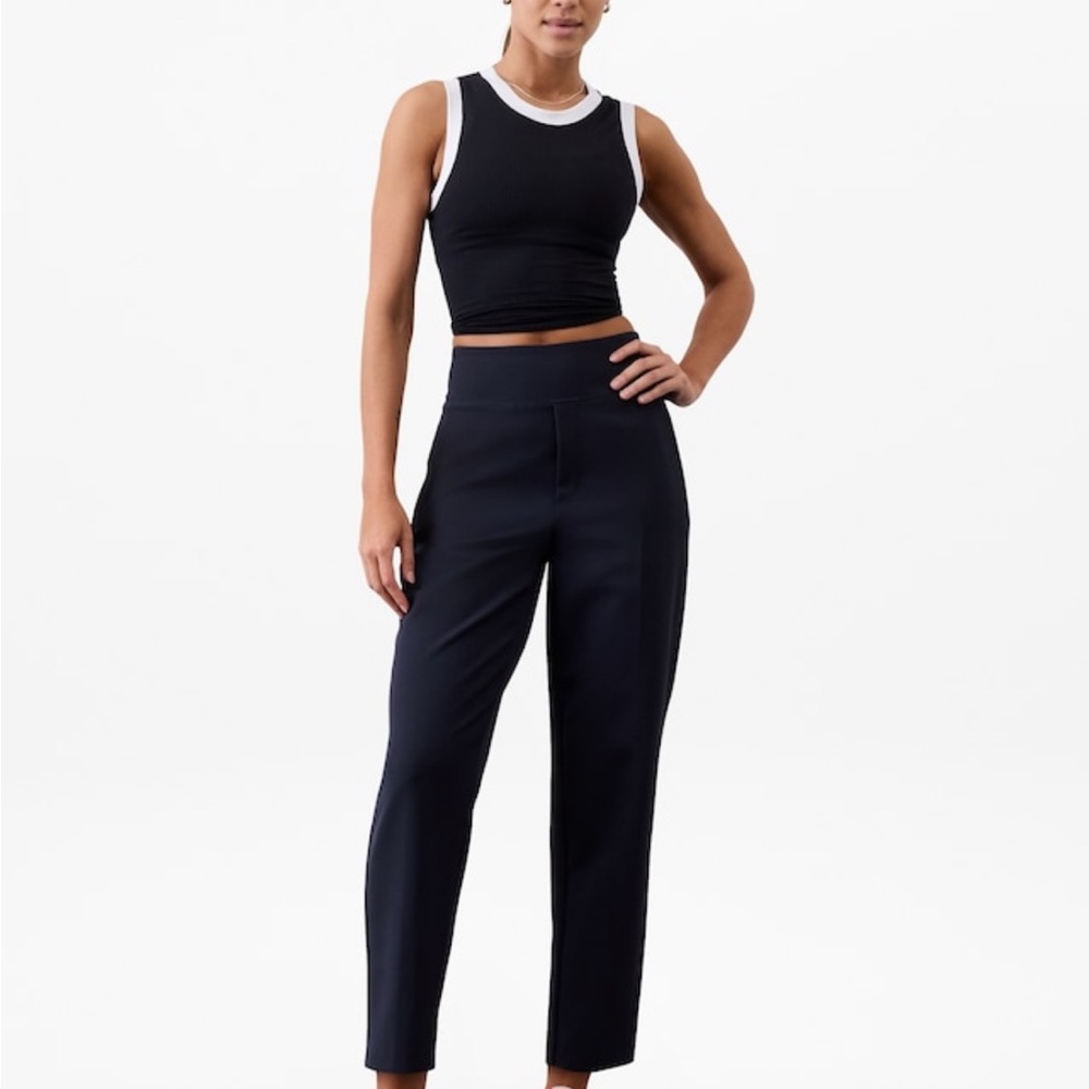 Athleta Endless High Rise Navy pant